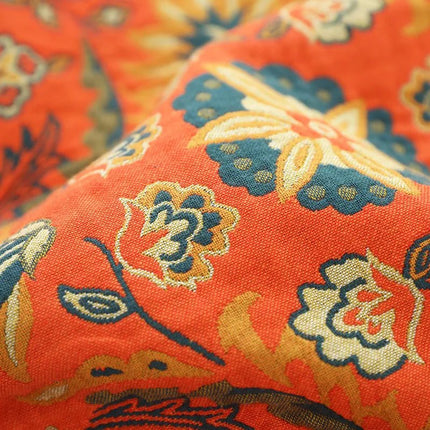 Cozy Luxe | Cotton Blanket with Elegant Boho Jacquard Design | Versatile Throw for Year-Round Comfort 2