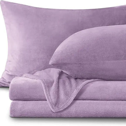 Cozy Nights | Flannel Bedding Set with Deep Pocket Fitted Sheet | Soft Microfiber for All-Season Comfort 16