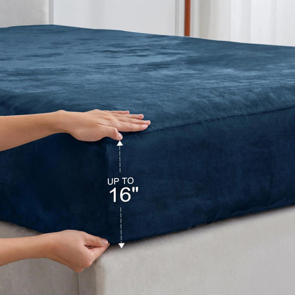 Cozy Nights | Flannel Bedding Set with Deep Pocket Fitted Sheet | Soft Microfiber for All-Season Comfort 7