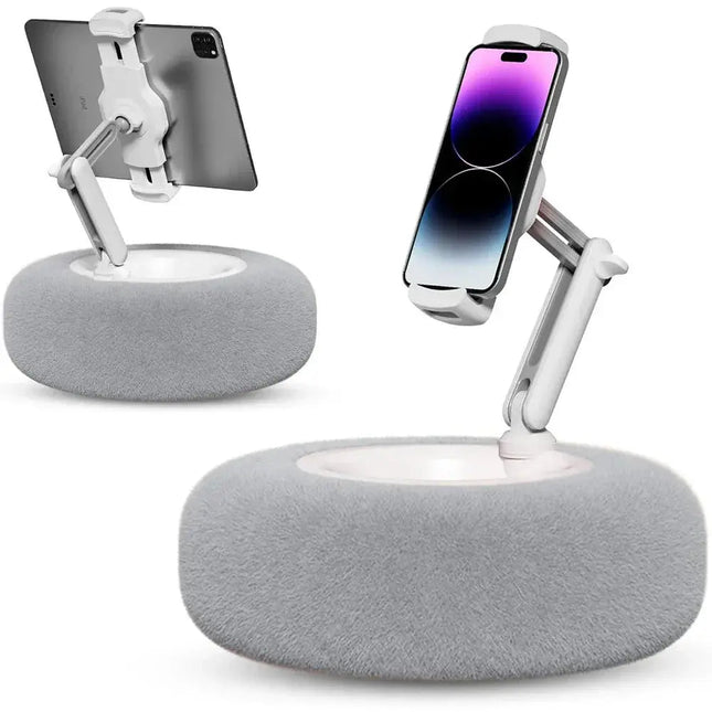 Cozy Pillow Stand | Plush Adjustable Device Holder with Stable Support | Ideal for Hands-Free Viewing 0