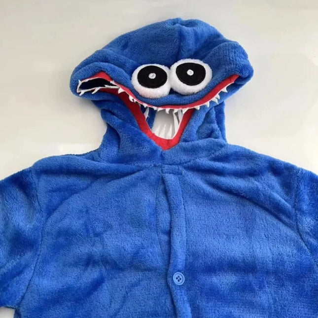 Cozy Plush Animal Onesie Costume for Kids with Fun Design | Perfect for Halloween and Dress-Up 0