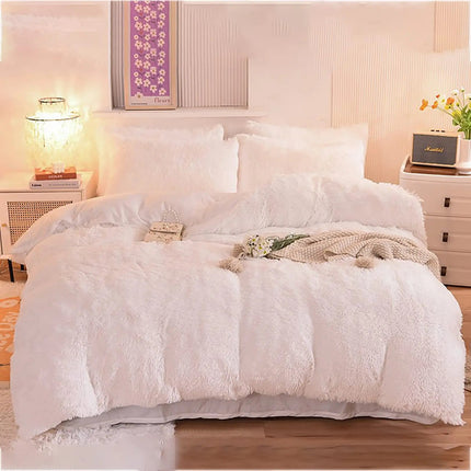 Cozy Plush Duvet Cover Set | Reversible Faux Fur & Velvet Bedding for Ultimate Comfort 9