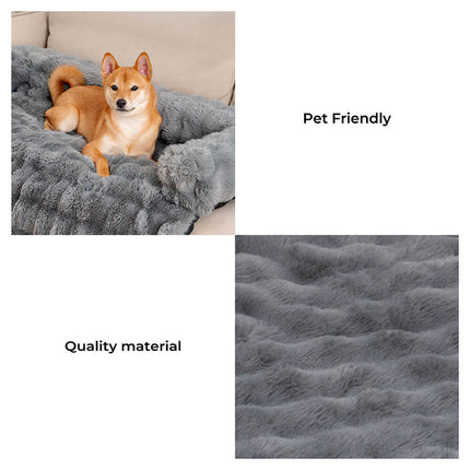 Cozy Retreat | Dog Bed Sofa Protector with Non-Slip Base | Plush Comfort for Ultimate Pet Relaxation 3