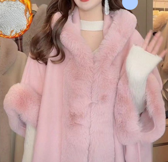 Cozy Wearable Blanket Poncho with Silky Lining | Stylish Long Design for Ultimate Comfort 0