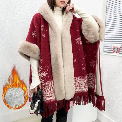 Cozy Wearable Blanket Poncho with Silky Lining | Stylish Long Design for Ultimate Comfort 4