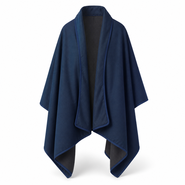 Cozy Wrap | Open Drape Blanket with Wind-Resistant Microfiber | Lightweight Layer for Comfort and Coverage 0