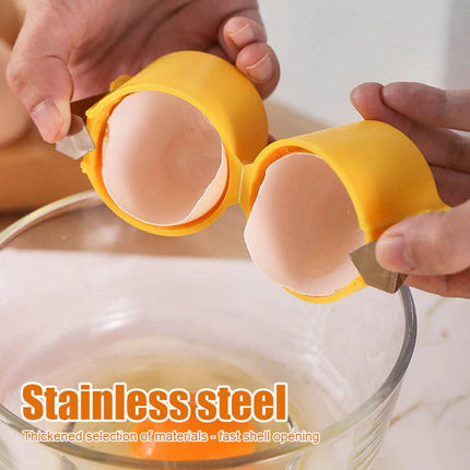 CrackEase | Egg Cracker Tool with Ergonomic Design | Effortless Cracking Solution for Hassle-Free Cooking 3