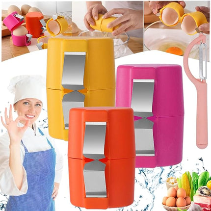 CrackEase | Egg Cracker Tool with Ergonomic Design | Effortless Cracking Solution for Hassle-Free Cooking 5