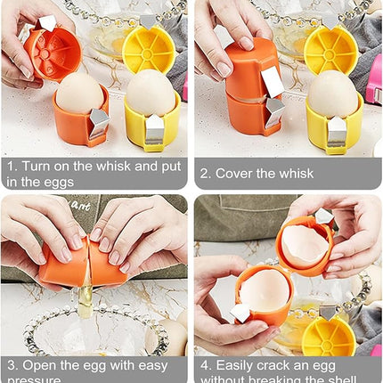 CrackEase | Egg Cracker Tool with Ergonomic Design | Effortless Cracking Solution for Hassle-Free Cooking 7