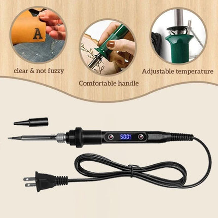 CraftMaster Pro | Woodburning Tool with Adjustable Temperature | 56-Piece Kit for Precision Crafting 4