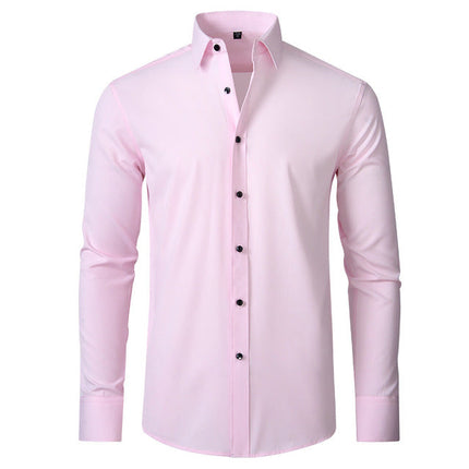 Mens Long Sleeve Shirt, Slim Fit Button Up Shirt – image 16