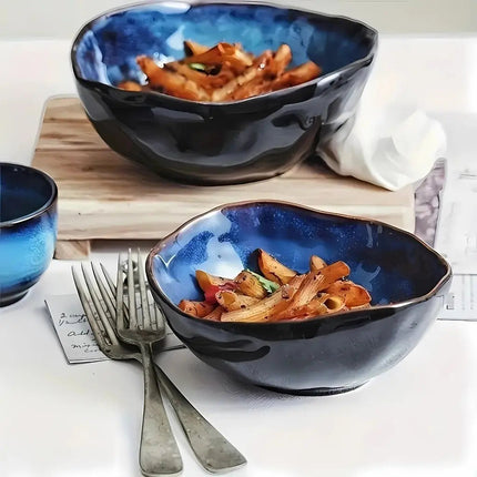 Irregular Porcelain Rice Bowl – image 4