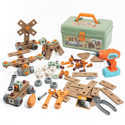 Creative Builder | Toy Tool Set with 100 Realistic Pieces | Inspires Imagination and Motor Skills for Kids 7