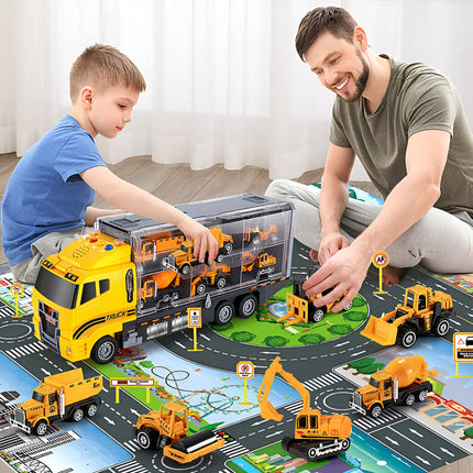 Creative Builders | Construction Toy Set with Vehicles & Tools | Engaging Building Toys for 5 Year Olds 1