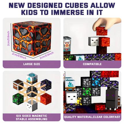 Creative Building Cube Set | Magnetic Building Blocks for Kids with Easy Connection | Fun Learning Tool for Imaginative Play 7