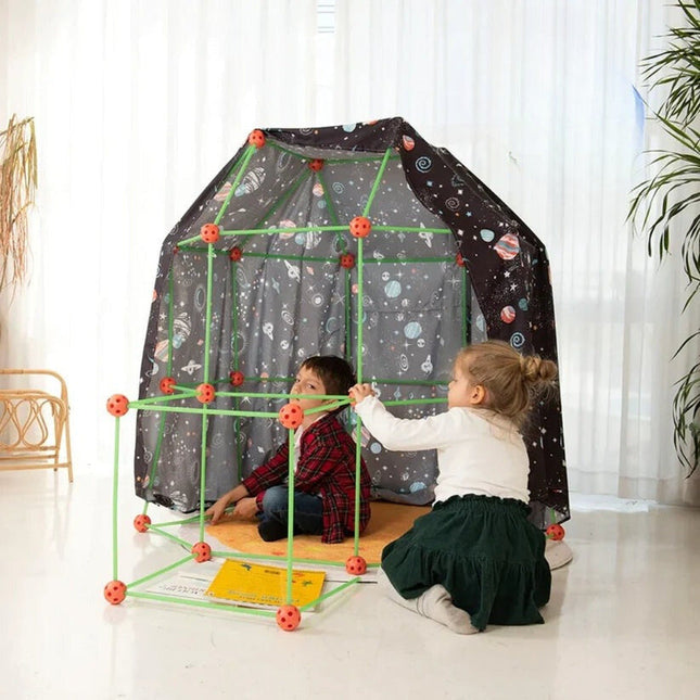 Creative Building Toy Kit for Kids with Easy Assembly & Tent Piece | Inspires Imagination and Adventure 0