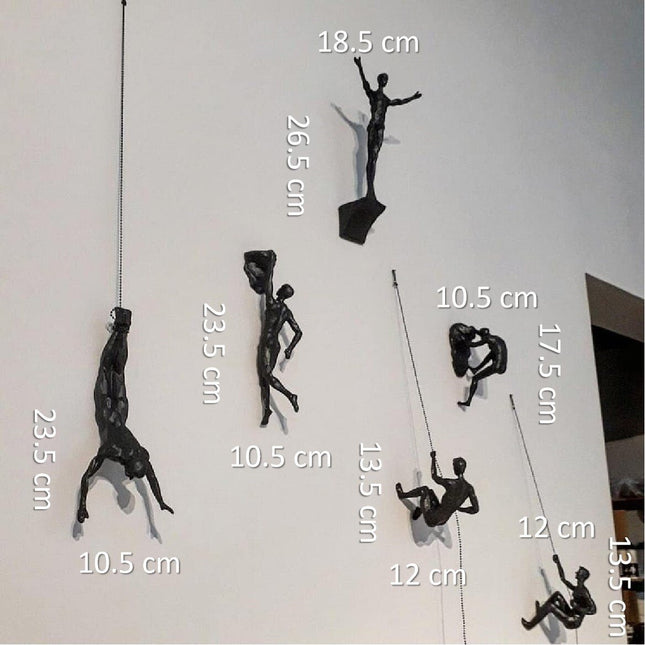 Creative Climber | 3D Wall Art Sculpture with Unique Design | Modern Wall Decor for Home and Office 1
