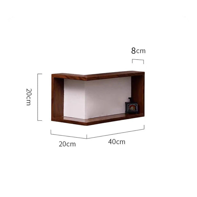 Creative Corner Shelf Unit | Staggered Design for Stylish Home Organization 0