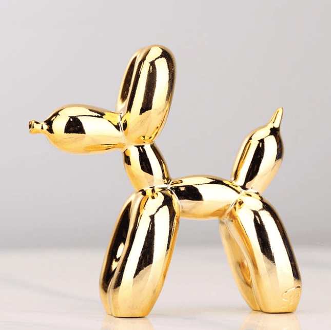 Creative Home Decor | Electroplated Balloon Dog Sculpture with Abstract Design | Unique Wall Decor for Modern Room Aesthetics 1