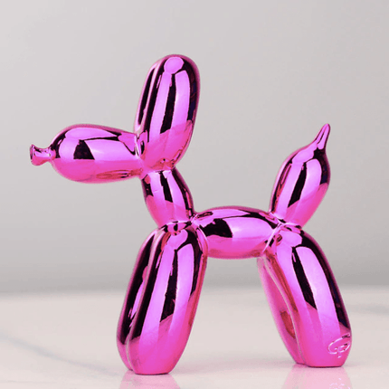 Creative Home Decor | Electroplated Balloon Dog Sculpture with Abstract Design | Unique Wall Decor for Modern Room Aesthetics 8