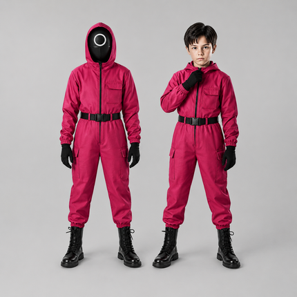 Creative Kids Costume Jumpsuit with Hood & Accessories for Halloween Fun 0