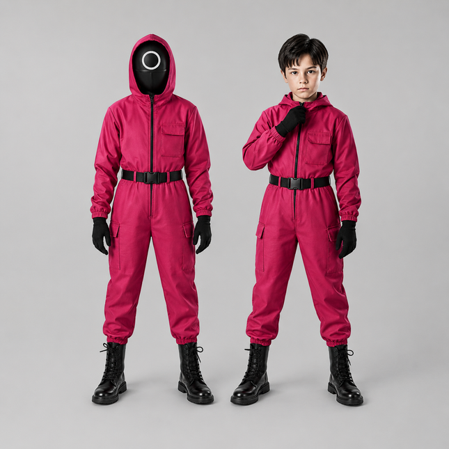 Creative Kids Costume Jumpsuit with Hood & Accessories for Halloween Fun 0