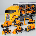 Creative Kids | Toy Construction Vehicle Set with Realistic Sounds | Interactive Play Carrier Kit for Imaginative Adventures 0