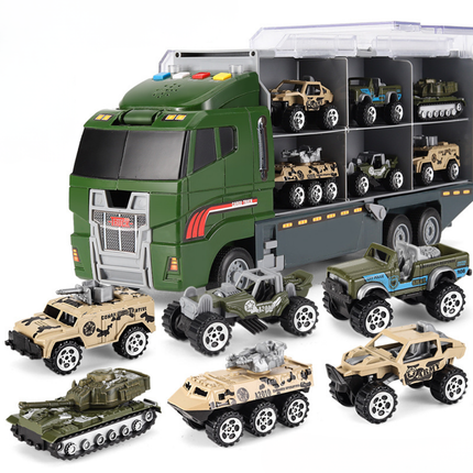 Creative Kids | Toy Construction Vehicle Set with Realistic Sounds | Interactive Play Carrier Kit for Imaginative Adventures 3