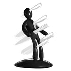 Creative Kitchen Knife Stand | Artistic Human-Shaped Design with Five Slot Capacity | Space-Saving Organizer for Culinary Tools 0