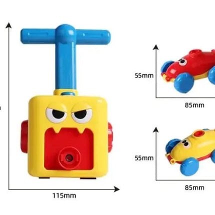 Creative Physics | Balloon Racing Car Experiment Set with Easy Assembly | Fun Learning for Kids 1