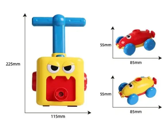 Creative Physics | Balloon Racing Car Experiment Set with Easy Assembly | Fun Learning for Kids 1