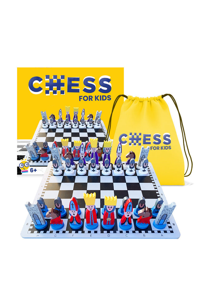 Creative Play | Educational Wooden Chess Set with Colorful Pieces | Engaging Game for Strategic Thinking Development 1