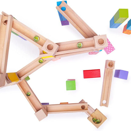 Creative Play | Educational Wooden Marble Race Track for Motor Skills Development | Fun Learning Toy for Kids Ages 3-5 5