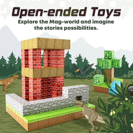 Creative Play | Magnetic Building Blocks Set for Kids with STEM Learning | Safe Educational Gift for Imagination 3