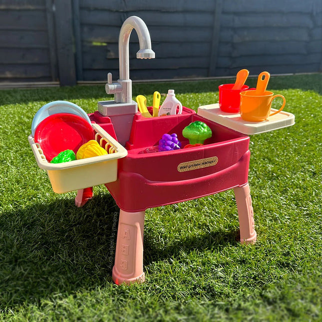 Creative Play | Standing Sink for Kids with Interactive Water Tap | Versatile Indoor and Outdoor Fun 1