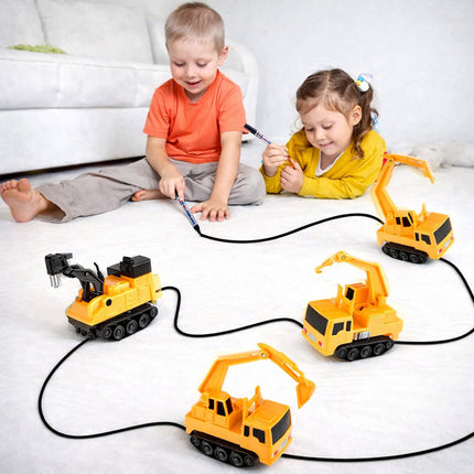 Creative Playset | Inductive Line Following Toy Car with Drawing Pen | Interactive Fun for Kids 3+ 1
