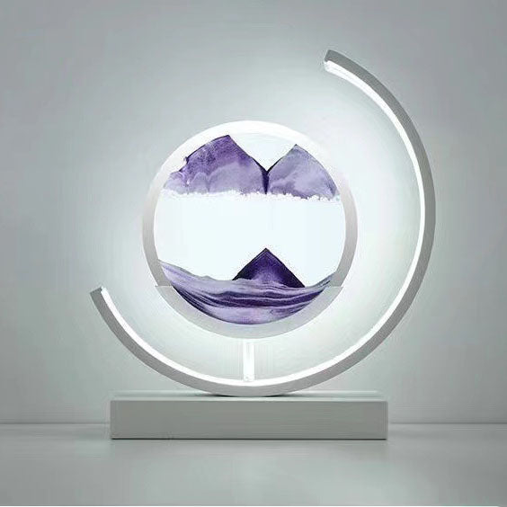 Creative Quicksand Painting Ornament | Unique Wall Art Decor with Three-Color Dimming | Elegant Room Decor for Stress Relief 0
