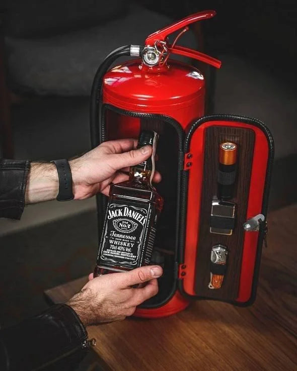 Creative Spirits Storage | Fire Extinguisher Whisky Holder with Unique Design | Portable Decor for Home Bars 1