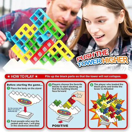 Creative Stack | Magnetic Balance Toy with Tetris Design | Engaging Fun for Cognitive Development 4