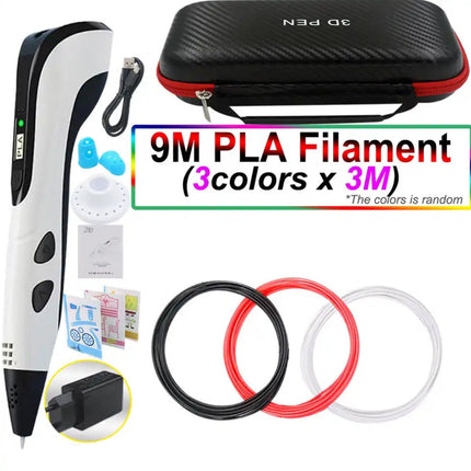 Creative Tools | 3D Pen Set with LED Display & PLA Filament | Easy-Control Drawing Tool for Imaginative Designs 0