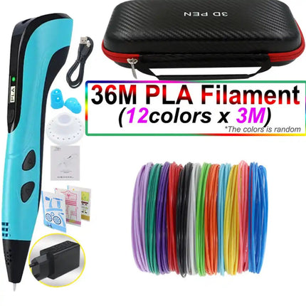 Creative Tools | 3D Pen Set with LED Display & PLA Filament | Easy-Control Drawing Tool for Imaginative Designs 12