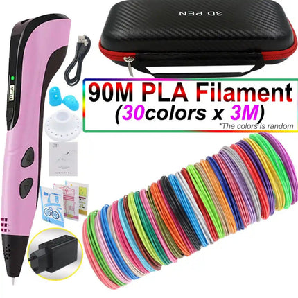 Creative Tools | 3D Pen Set with LED Display & PLA Filament | Easy-Control Drawing Tool for Imaginative Designs 13