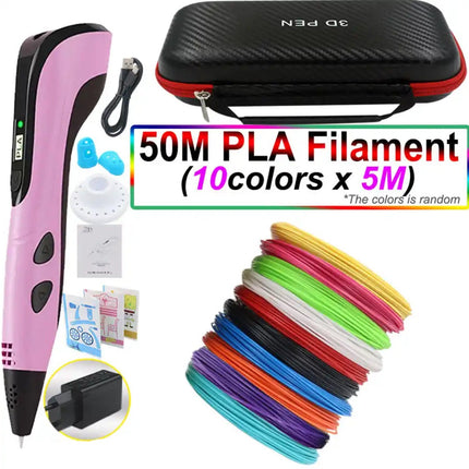 Creative Tools | 3D Pen Set with LED Display & PLA Filament | Easy-Control Drawing Tool for Imaginative Designs 15