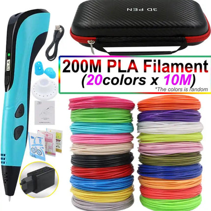 Creative Tools | 3D Pen Set with LED Display & PLA Filament | Easy-Control Drawing Tool for Imaginative Designs 19