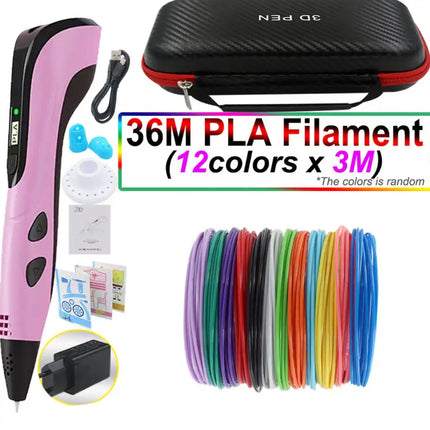 Creative Tools | 3D Pen Set with LED Display & PLA Filament | Easy-Control Drawing Tool for Imaginative Designs 22