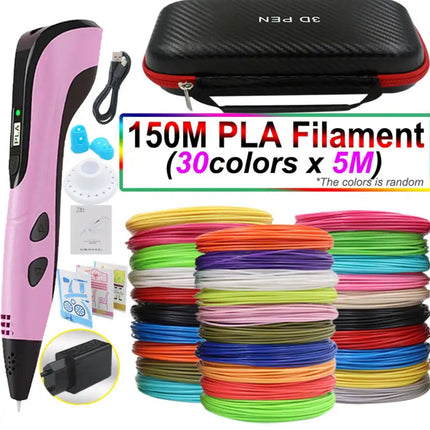 Creative Tools | 3D Pen Set with LED Display & PLA Filament | Easy-Control Drawing Tool for Imaginative Designs 23