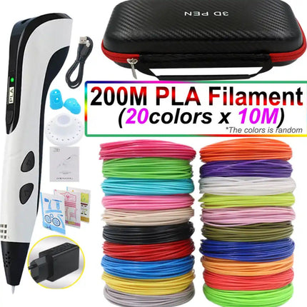 Creative Tools | 3D Pen Set with LED Display & PLA Filament | Easy-Control Drawing Tool for Imaginative Designs 4
