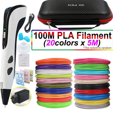 Creative Tools | 3D Pen Set with LED Display & PLA Filament | Easy-Control Drawing Tool for Imaginative Designs 6