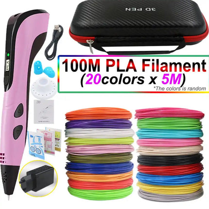 Creative Tools | 3D Pen Set with LED Display & PLA Filament | Easy-Control Drawing Tool for Imaginative Designs 9