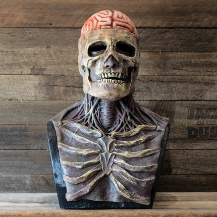 Creepy Skeleton Mask | Realistic Skull Mask with Moving Jaw for Halloween Fun 6